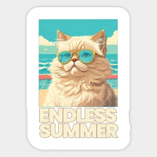 ENDLESS SUMMER CAT Sticker